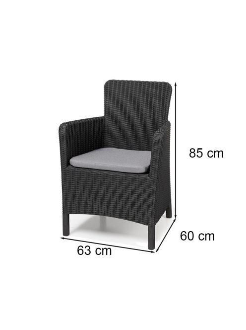 Trenton műrattan kerti fotel