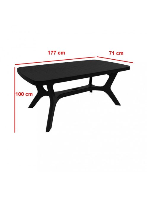 Balorca 6+1 kerti bútor garnitúra szett