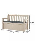 Eden Garden Bench pad és tároló