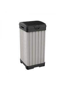 Rockford fa hatású műanyag kültéri szemetes 125L