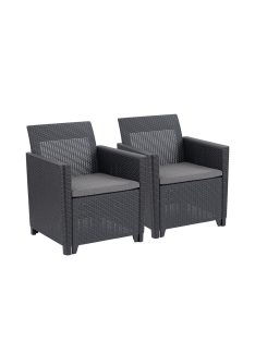 Claire duo műrattan kerti fotel