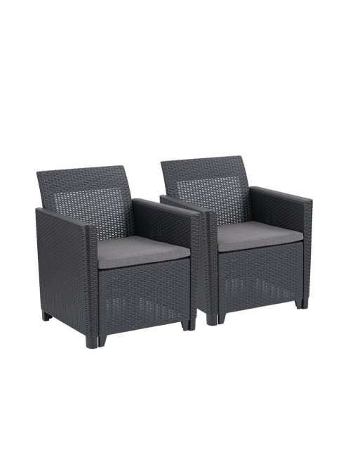 Claire duo műrattan kerti fotel