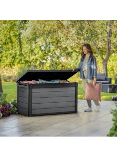 Cortina műanyag kerti láda 380L szürke