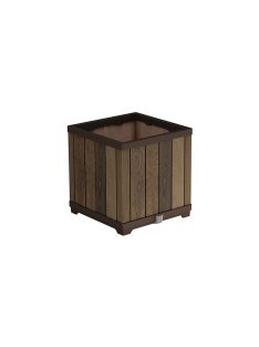 Deco szögletes műanyag virágláda 61 L