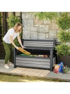 Decocoat műanyag kerti pad/tároló 227 L