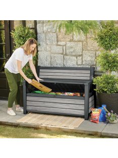 Decocoat műanyag kerti pad/tároló 227 L