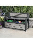 Decocoat műanyag kerti pad/tároló 227 L