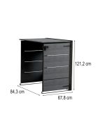 Hide away kültéri szemetes tároló - kiegészító elem 240 L