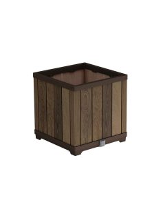 Deco szögletes műanyag virágláda 61 l