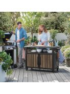 Decocoat unity műanyag xl kerti grill asztal 207l