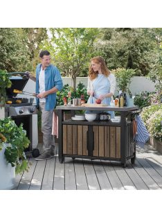 Decocoat unity műanyag xl kerti grill asztal 207l