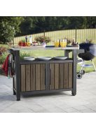Decocoat unity műanyag xl kerti grill asztal 207l