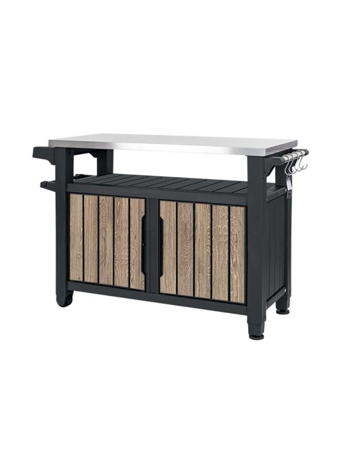 Decocoat unity műanyag xl kerti grill asztal 207l