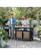 Decocoat unity műanyag xl kerti grill asztal 207l