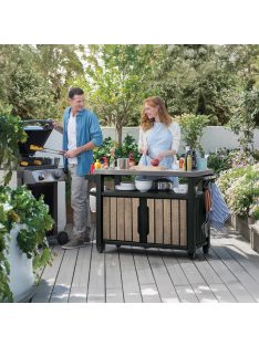 Decocoat unity műanyag xl kerti grill asztal 207l
