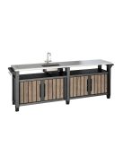 Decocoat unity chef műanyag kerti grill asztal 415l