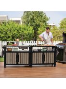 Decocoat unity chef műanyag kerti grill asztal 415l