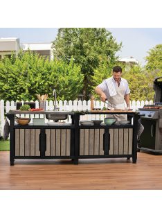 Decocoat unity chef műanyag kerti grill asztal 415l