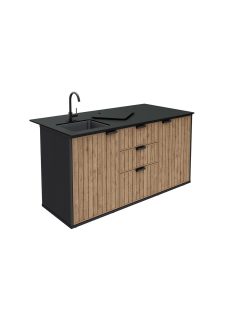 Deco compact kültéri konyha mosogatóval csapteleppel