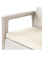 Scandi Love max linea duo kerti bútor szett jute tárolós asztallal