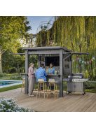 Bar-b-q gazebo műanyag kerti pavilon