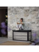 Decocoat műanyag kerti lád 380 l