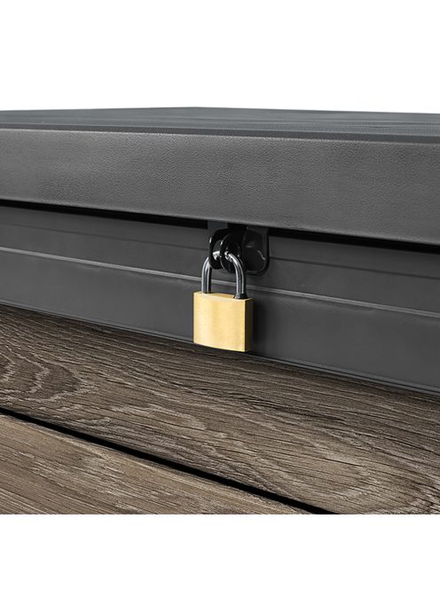 Decocoat műanyag kerti lád 380 l
