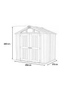 Stronghold 8x6 műanyag kerti ház
