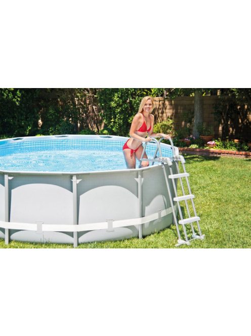 INTEX 28075 Medencelétra 91-107 cm csúszásgátlóval