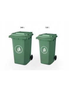Hulladéktároló 240L ZÖLD