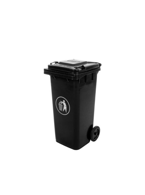 Hulladéktároló 120L FEKETE