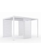 LUXE Lamellás oldalpanel (R) 123x218cm 4 m-ig fehér