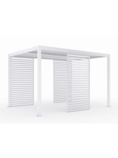 LUXE Lamellás oldalpanel (R) 123x218cm 4 m-ig fehér