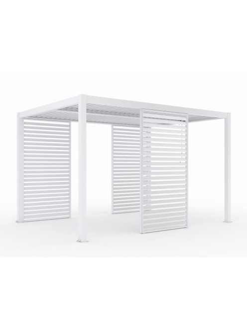 LUXE Lamellás oldalpanel (R) 123x218cm 4 m-ig fehér