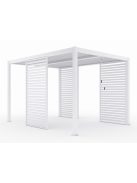 LUXE Lamellás oldalpanel (R) 123x218cm 4 m-ig fehér