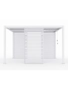 LUXE Lamellás oldalpanel (R) 123x218cm 4 m-ig fehér