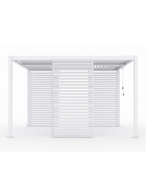 LUXE Lamellás oldalpanel (R) 123x218cm 4 m-ig fehér