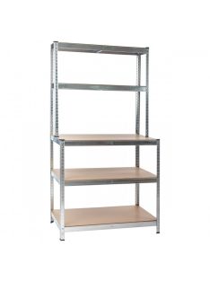 Nagy teherbírású polc G 100x30/60x180 cm 150 kg