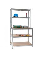 Nagy teherbírású polc G 100x30/60x180 cm 150 kg