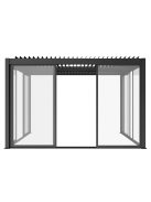 LUXE S8 tolóajtók 270x218cm 3 m-ig antracit