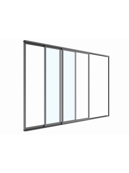 LUXE S8 tolóajtók 270x218cm 3 m-ig antracit