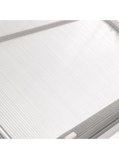 Polikarbonát üvegház 250 x 430 x 124/205 cm