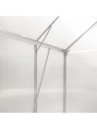 Polikarbonát üvegház 250 x 430 x 124/205 cm
