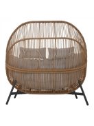 HOLAND rattan dupla kosárfotel bézs