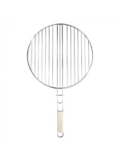 Kerek grillrács fa fogantyúval 40 cm
