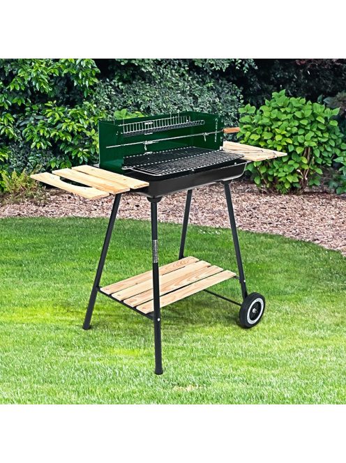MIR244 téglalap alakú görgős széngrill