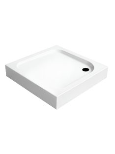 Klonberg 80x80 cm-es szögletes akril zuhanytálca 80x80 cm