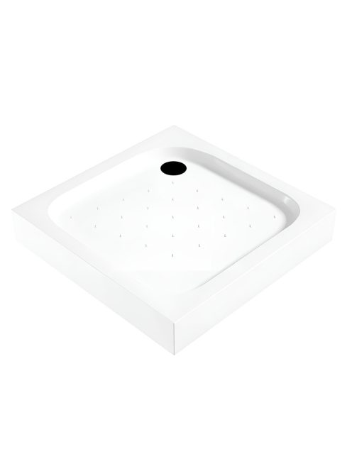 Klonberg 80x80 cm-es szögletes akril zuhanytálca 80x80 cm