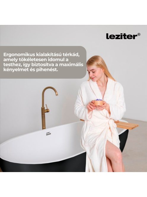 Noa szabadon álló fürdőkád fekete
