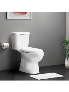 Cleano monoblokkos WC alsó kifolyással ülőkével